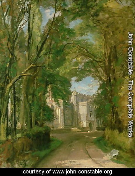 John Constable - East Bergholt Church