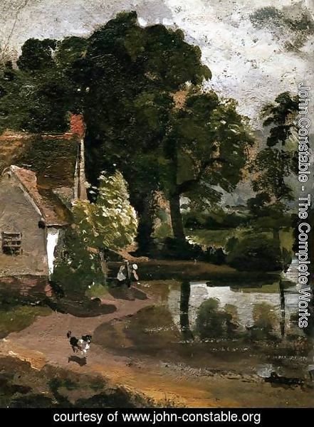 John Constable - Willy Lott's House, near Flatford Mill, c.1811