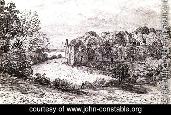 John Constable - Netley Abbey,1888