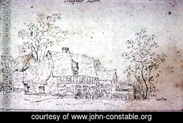 John Constable - Cottage at East Bergholt 2