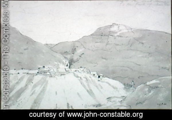 John Constable - A Lead Mine at the Foot of Mam Tor