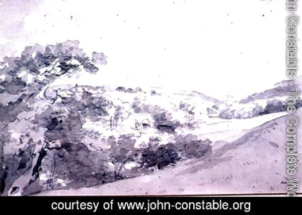 John Constable - Chatsworth Park