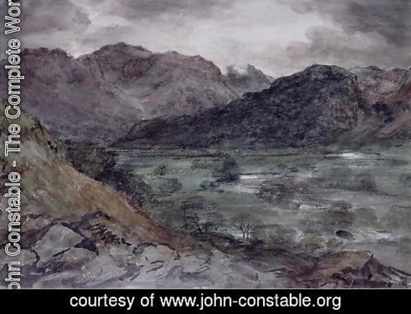 John Constable - View in Borrowdale