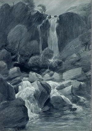 John Constable - Taylor Ghyll, Sty Head, Borrowdale, 1806