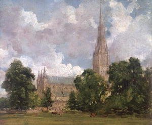 John Constable - Salisbury Cathedral from the south west