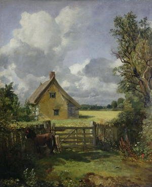John Constable - Cottage in a Cornfield, 1833