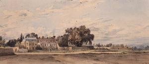 John Constable - Houses at Putney Heath, 1818