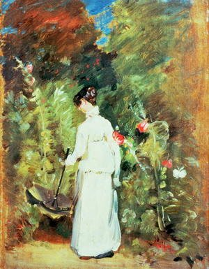 John Constable - Mrs Constable in her Garden
