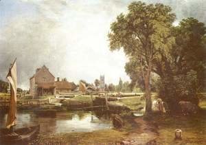 Dedham Lock and Mill, 1820