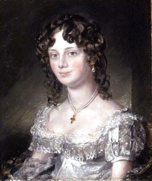 John Constable - Portrait of Mrs Mary Fisher, wife of John Fisher, Archdeacon of Berkshire, 1816