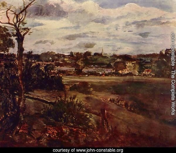 View of Highgate from Hampstead Heath, c.1834