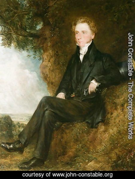 John Constable - Portrait of Dr Thomas Simcox Lea, c.1828