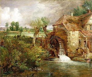 John Constable - Mill at Gillingham, Dorset, 1825-26