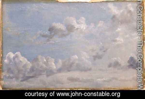 John Constable - Study of Cumulus Clouds, 1822