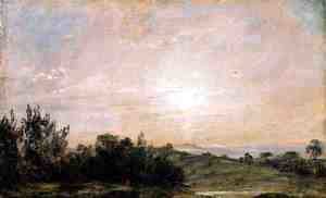 Hampstead Heath, looking towards Harrow, 1821-22