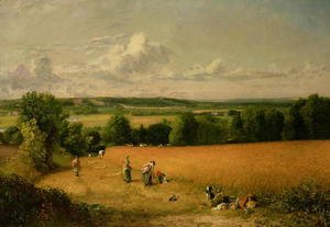 John Constable - Wheat Field