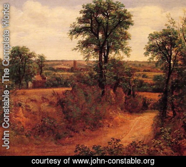 John Constable - A Lane near Dedham, c.1802