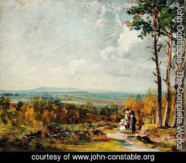 John Constable - Hampstead Heath Looking Towards Harrow, 1821
