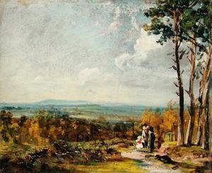 John Constable - Hampstead Heath Looking Towards Harrow, 1821