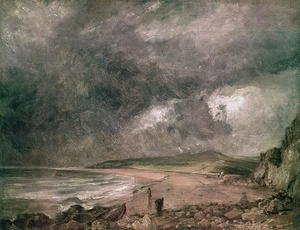 John Constable - Weymouth Bay with Approaching Storm