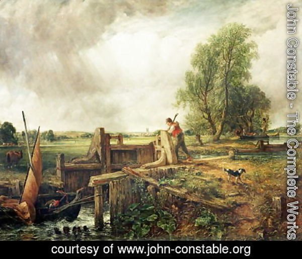 John Constable - A Boat Passing a Lock 2