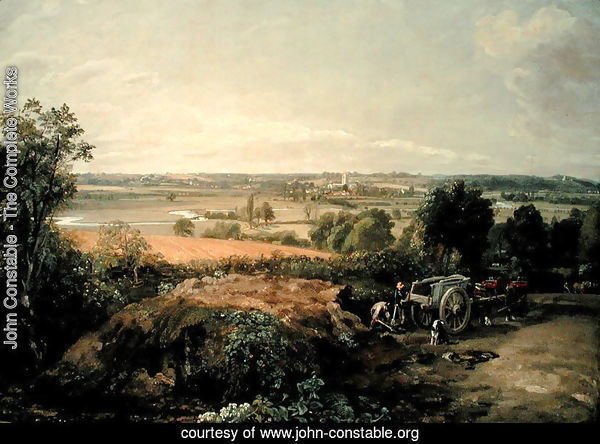 Stour Valley and Dedham Church, c.1815