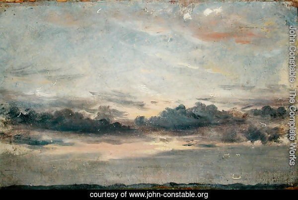 A Cloud Study, Sunset, c.1821