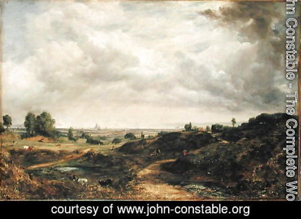 John Constable - Hampstead Heath 2