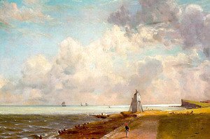 John Constable - Harwich, The Low Lighthouse and Beacon Hill, c.1820