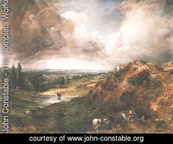 John Constable - Branch Hill Pond, Hampstead Heath, 1828