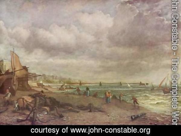 John Constable - Marine Parade and Old Chain Pier, 1827