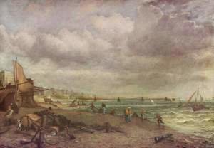 John Constable - Marine Parade and Old Chain Pier, 1827