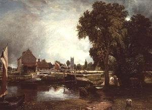 John Constable - Dedham Lock and Mill 2