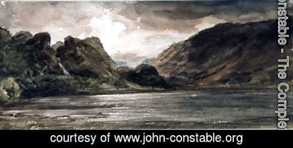 John Constable - Derwentwater, Cumberland, c.1806