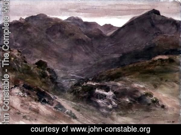John Constable - A View of Borrowdale