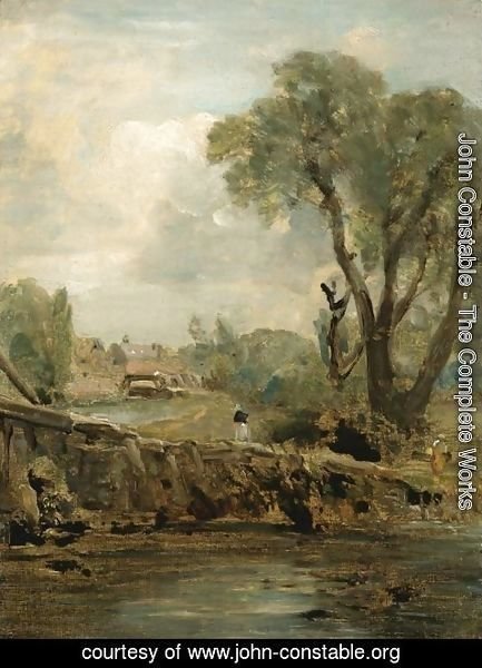 John Constable - Flatford Mill from the Tow Path
