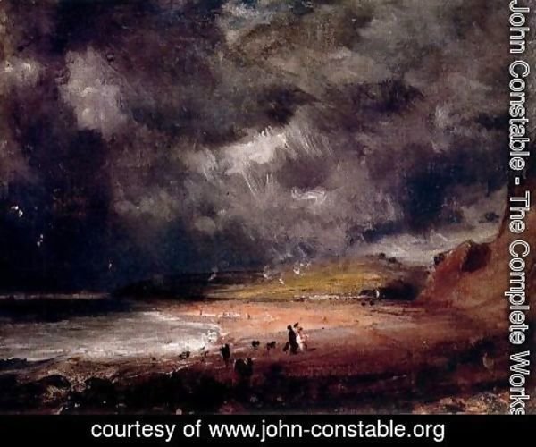 John Constable - Sketch for Weymouth Bay