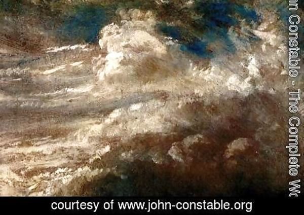 John Constable - The wave's study