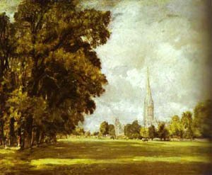 A View Of Salisbury Cathedral 1825
