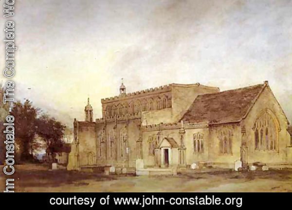 John Constable - East Bergholt Church 1811