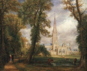 John Constable - Salisbury Cathedral From The Bishop's Garden 1826