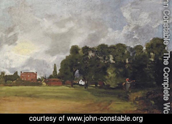 John Constable - View of East Bergholt House