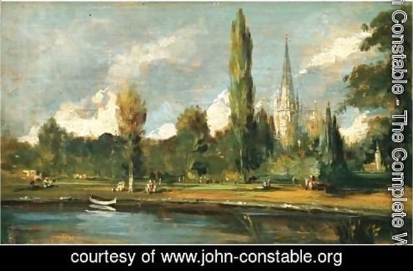 John Constable - A View Of Salisbury Cathedral