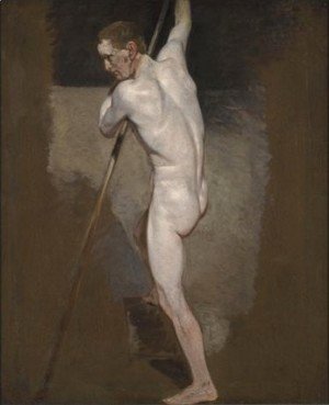 John Constable - Study Of A Male Nude