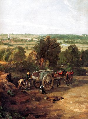 John Constable - Stour valley and Dedham village