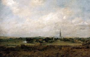 John Constable - View of Salisbury c. 1820
