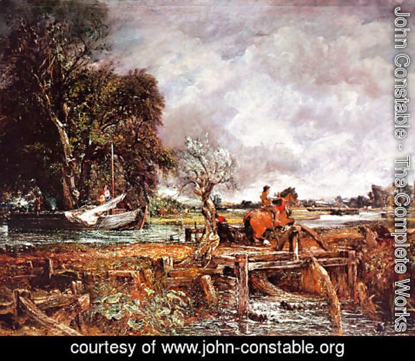 John Constable - The Leaping Horse