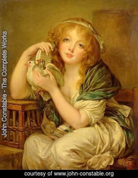 Girl with the Doves