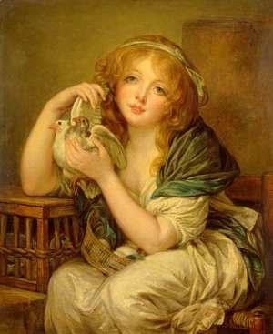 Girl with the Doves