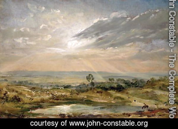 John Constable - Branch Hill Pond, Hampstead